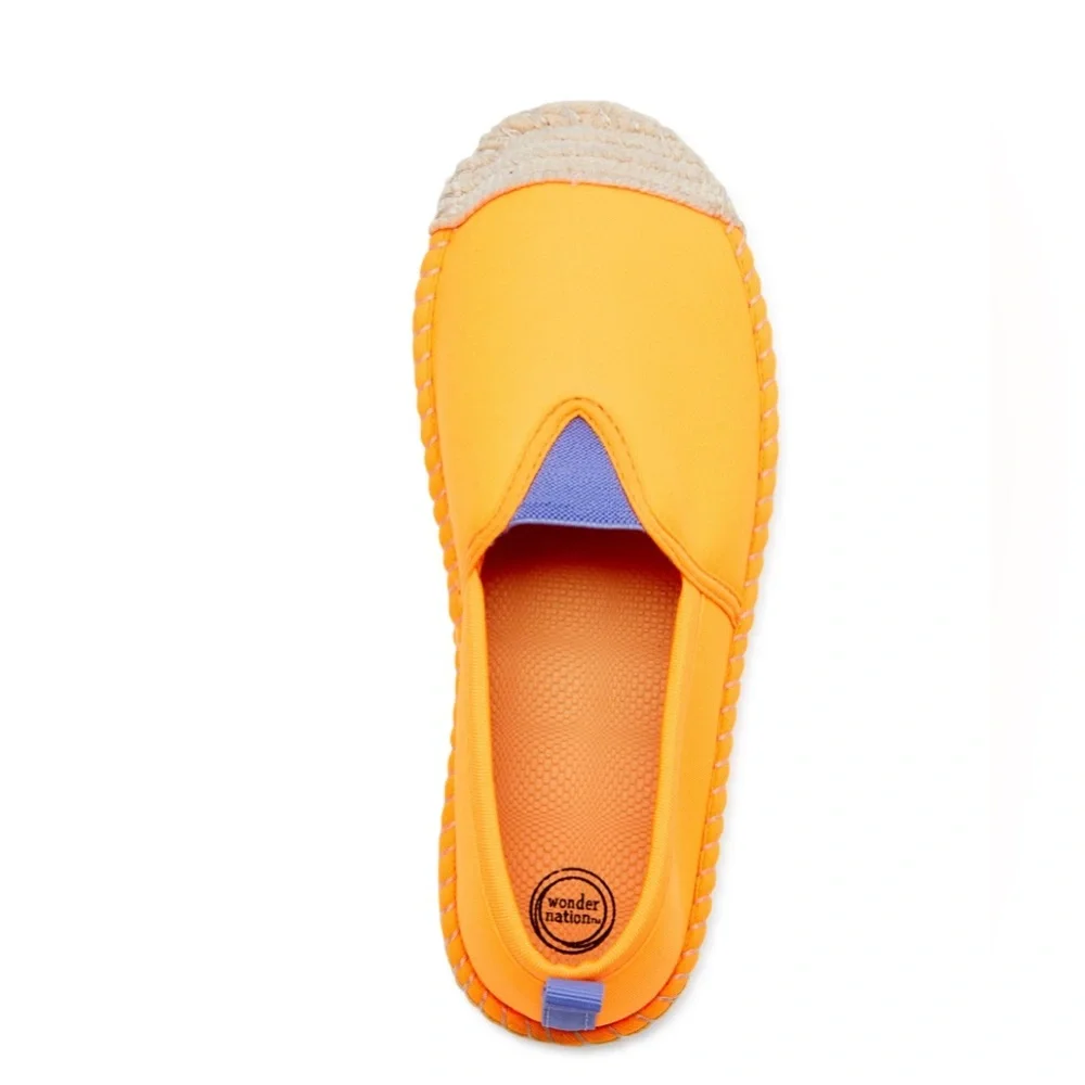 Wonder Nation Neon Espadrille Water Shoes‎ Size 13/1